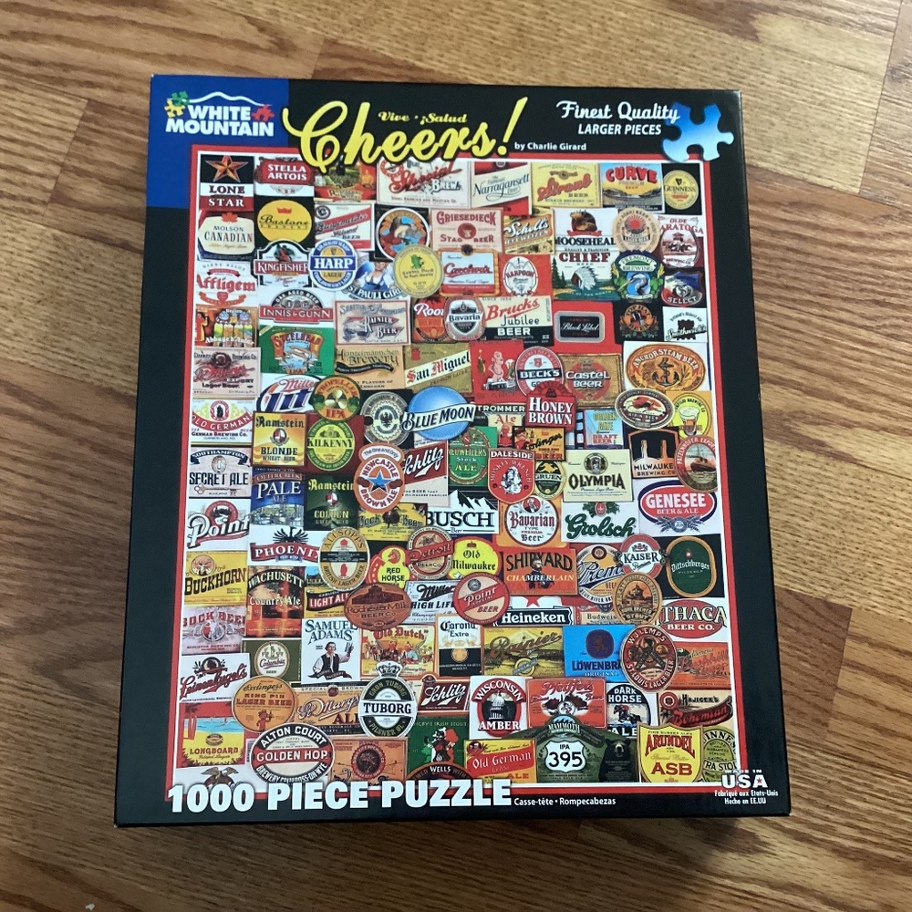White Mountain 1000 Piece " Cheers"  Jigsaw Puzzle